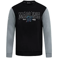 Sweat-shirt noir Levelwear pour homme, Accolade Ultimate Textbook, des Marlins de Miami