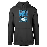 Sweat à capuche noir pour homme Miami Marlins Podium Inaugural