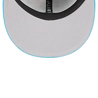Casquette ajustée New Era 59FIFTY noire/bleue Miami Marlins 2025 MLB Players' Weekend pour homme