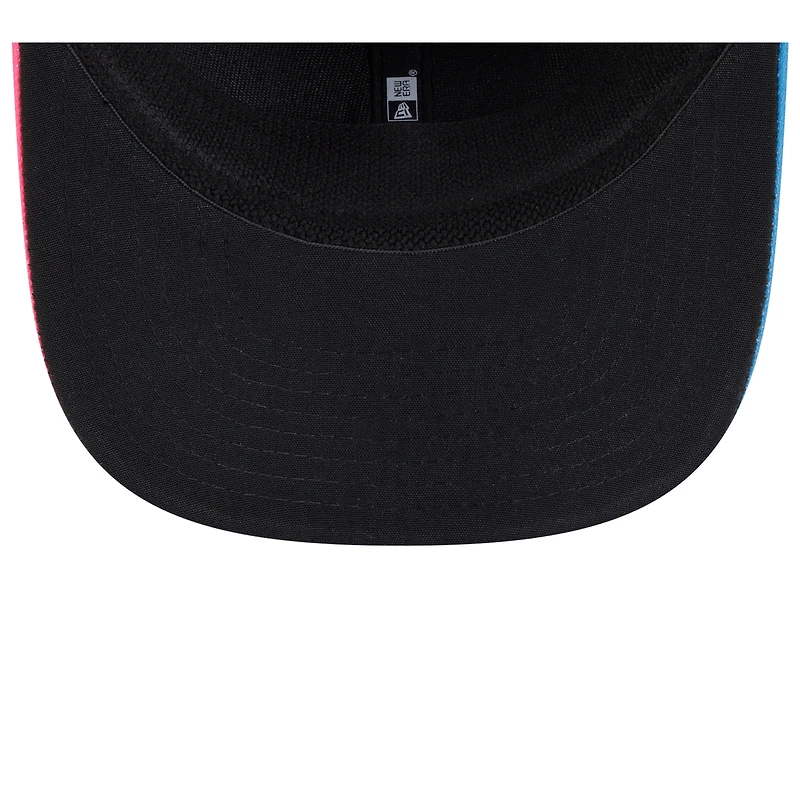 Men's New Era Black/Pink Miami Marlins 2025 City Connect 9SEVENTY Adjustable Hat