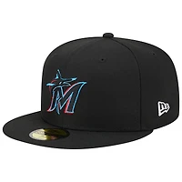 Casquette ajustée 59FIFTY pour homme New Era Miami Marlins 2017 MLB All-Star Game Team Color Noir