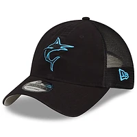 Casquette ajustable 9TWENTY Batting Practice 9TWENTY des Miami Marlins 2023 pour homme New Era, noire