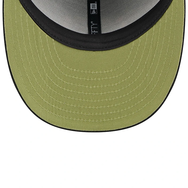 Men's New Era  Black Miami Marlins 2024 Armed Forces Day Low Profile 9FIFTY Snapback Hat