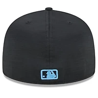 Men's New Era Black Miami Marlins 2024 Clubhouse 59FIFTY Fitted Hat