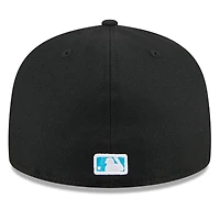 Men's New Era Black Miami Marlins 2024 Father's Day 59FIFTY Fitted Hat