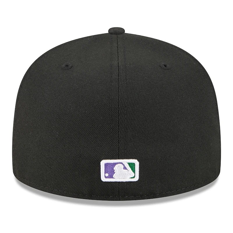 Men's New Era  Black Miami Marlins 2025 Big League Chew 59FIFTY Fitted Hat