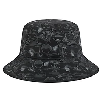 Men's New Era  Black Miami Marlins 2025 Spring Training All Over Print Bucket Hat