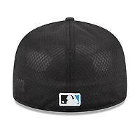 Casquette ajustée New Era noire Miami Marlins 2026 pour homme, modèle 59FIFTY.
