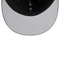 Casquette ajustée New Era noire Miami Marlins 2026 Clubhouse 59FIFTY pour homme