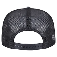 Casquette snapback noire New Era pour homme, motif aventure des Miami Marlins