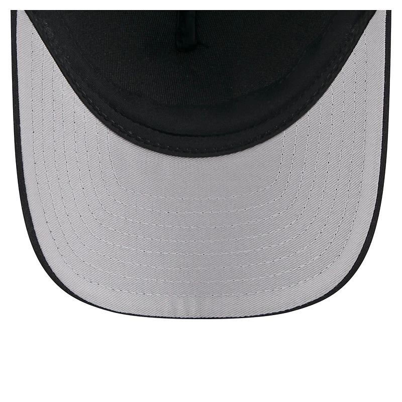 Casquette camionneur ajustable noire New Era 9FORTY City Initial des Marlins de Miami pour homme