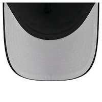 Casquette camionneur ajustable noire New Era 9FORTY City Initial des Marlins de Miami pour homme
