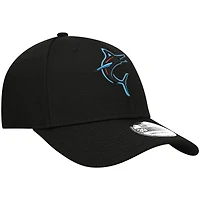 Casquette Flex New Era Miami Marlins Clubhouse Alternate 39THIRTY pour homme noire