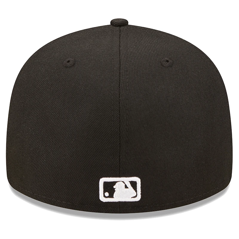 Men's New Era Black Miami Marlins Low Profile 59FIFTY Fitted Hat