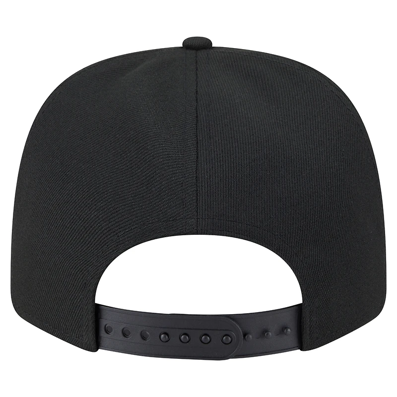 Casquette extensible à boutons-pression Miami Marlins Multi-Rope 9SEVENTY de New Era pour homme, noire