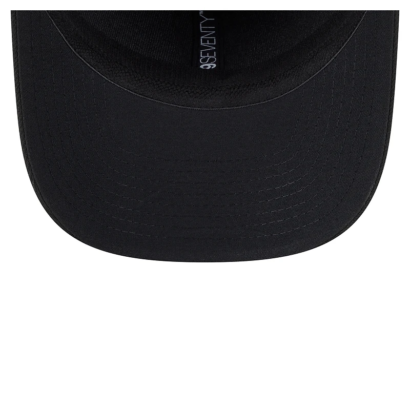 Casquette extensible à boutons-pression Miami Marlins Multi-Rope 9SEVENTY de New Era pour homme, noire