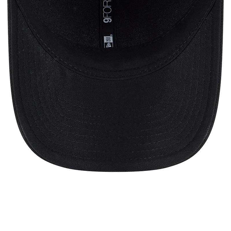 Casquette ajustable New Era noire Miami Marlins Player Replica 9FORTY pour homme