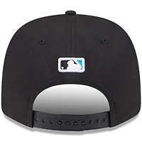 Casquette ajustable New Era Miami Marlins Player Replica 9SEVENTY noire pour homme