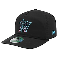 Casquette ajustable New Era noire Miami Marlins Team 19TWENTY pour homme