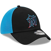 Casquette Flex New Era Miami Marlins Team Neo 39THIRTY pour homme noire