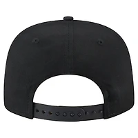 Casquette de golf à visière snapback noire Miami Marlins pour homme New Era