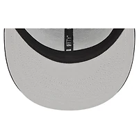 Men's New Era Black Miami Marlins Trucker 9FIFTY Snapback Hat