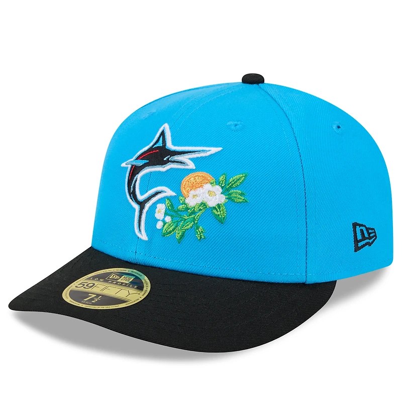 Men's New Era  Blue/Black Miami Marlins 2026 Spring Training Low Profile 59FIFTY Fitted Hat