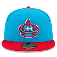 Men's New Era Blue/Red Miami Marlins 2021 City Connect 59FIFTY Fitted Hat