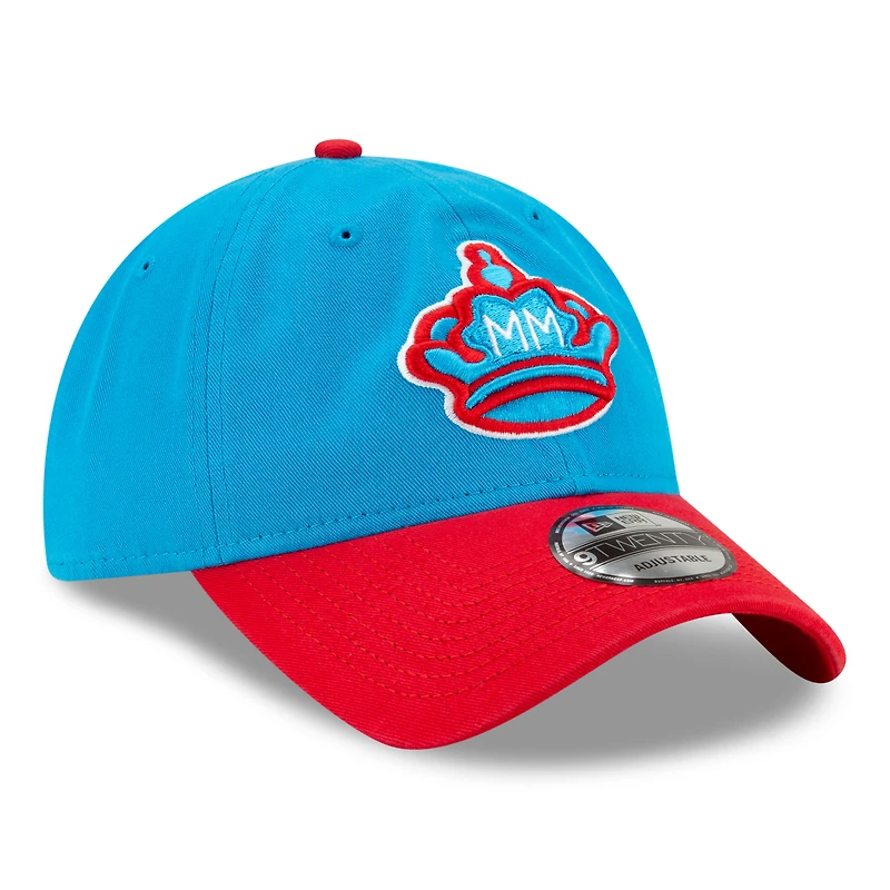 Men's New Era Blue/Red Miami Marlins 2021 City Connect 9TWENTY Adjustable Hat