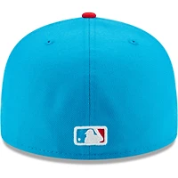 Men's New Era Blue/Red Miami Marlins City Connect - 59FIFTY Fitted Hat