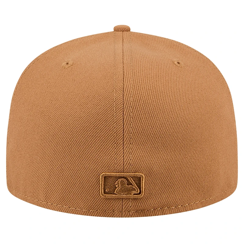 Casquette ajustée 59FIFTY Miami Marlins New Era marron pour homme