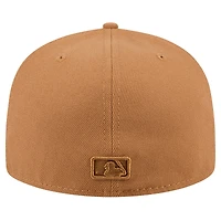 Casquette ajustée 59FIFTY Miami Marlins New Era marron pour homme