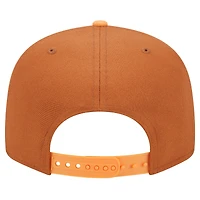 Men's New Era Brown Miami Marlins Spring Color Two-Tone 9FIFTY Snapback Hat