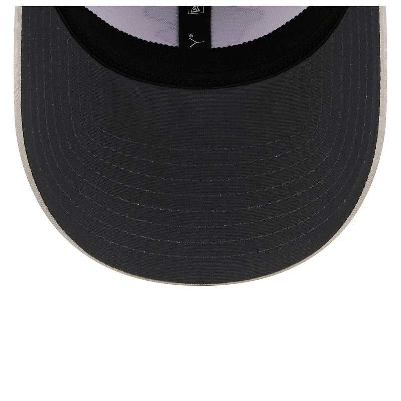 Casquette New Era 39THIRTY Flex crème Miami Marlins 2024 Clubhouse pour homme