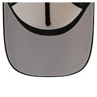Casquette ajustée New Era 59FORTY crème Miami Marlins Chrome A-Frame pour homme