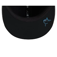 Men's New Era Gray Miami Marlins 2025 MLB Clubhouse 59FIFTY Fitted Hat