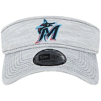 Visière réglable pour homme New Era Miami Marlins grise