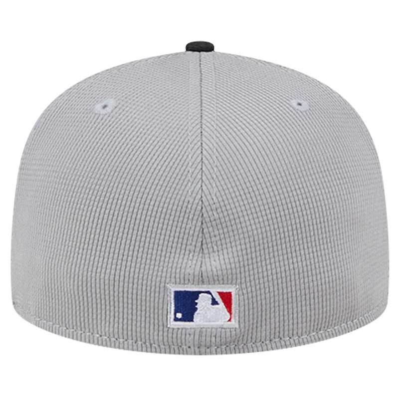 Casquette ajustée 59FIFTY Miami Marlins Pivot Mesh New Era pour homme, grise