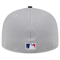 Casquette ajustée 59FIFTY Miami Marlins Pivot Mesh New Era pour homme, grise