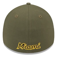 Men's New Era  Green Miami Marlins 2023 Armed Forces Day 39THIRTY Flex Hat