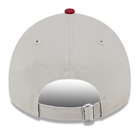 Men's New Era  Khaki/Red Miami Marlins 2024 Fourth of July 9TWENTY Adjustable Hat
