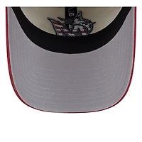 Men's New Era  Khaki/Red Miami Marlins 2024 Fourth of July 9TWENTY Adjustable Hat