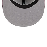 Casquette ajustée 59FIFTY à profil bas du 4 juillet New Era pour hommes, kaki/rouge, Miami Marlins 2024