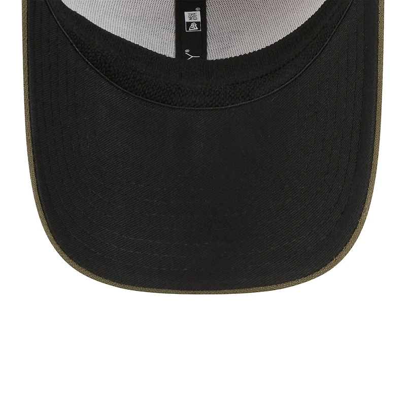 Men's New Era Light Beige/Olive Miami Marlins 2025 Armed Forces Day 39THIRTY Flex Hat