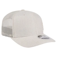 Casquette extensible à boutons-pression Flawless 9SEVENTY de Miami Marlins de New Era pour homme, beige clair