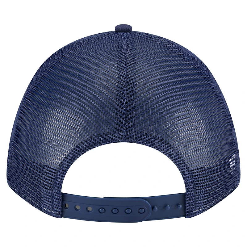 Men's New Era Light Blue/Navy Miami Marlins 2-Tone Color Pack 9FORTY M-Crown A-Frame Adjustable Hat