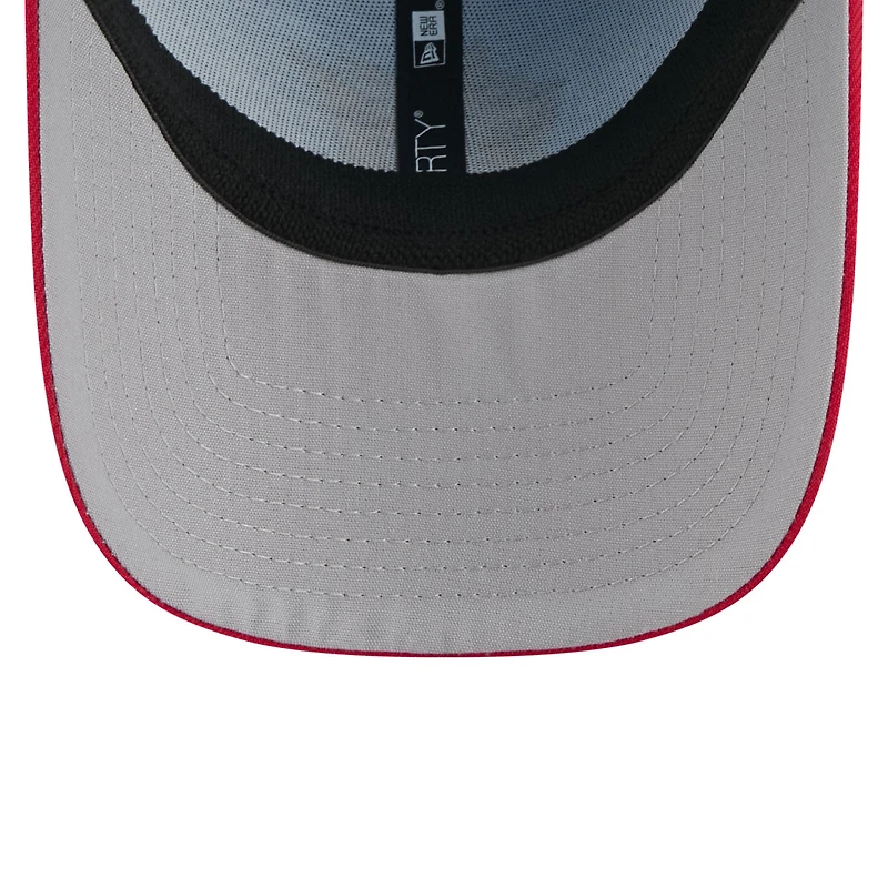 Men's New Era Light Blue/Red Miami Marlins 2025 Fourth of July 39THIRTY Flex Hat