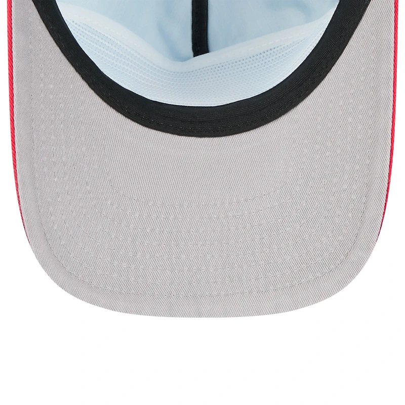 Casquette snapback golfeur New Era bleu clair/rouge Miami Marlins 2025 pour homme