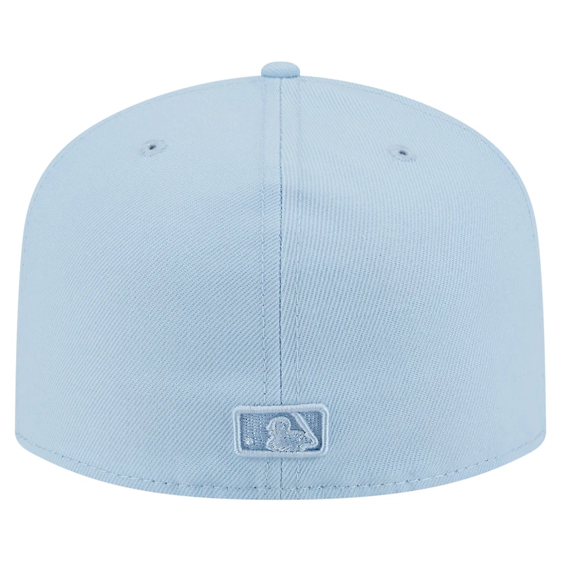 Men's New Era  Light Blue Miami Marlins Color Pack A-Frame 59FIFTY Fitted Hat