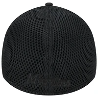 Casquette flexible 39THIRTY Neo Mesh noir sur Miami Marlins New Era pour hommes